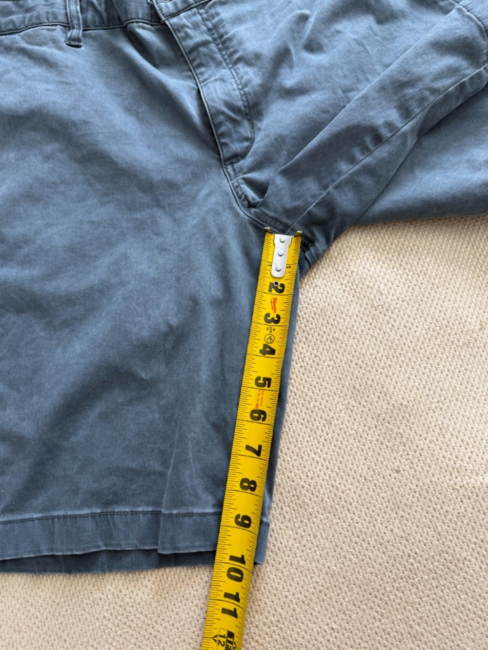 Tommy Bahama Boracay Shorts Mens 38 Grey Cotton Tencel Blend Flat Front 10" Inse - Picture 5 of 11